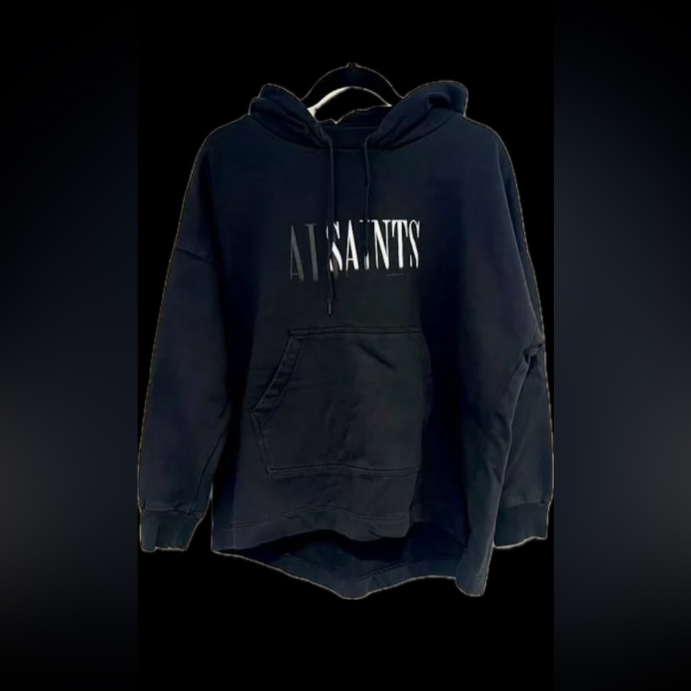 All Saints Black Oversized Hoodie nwt